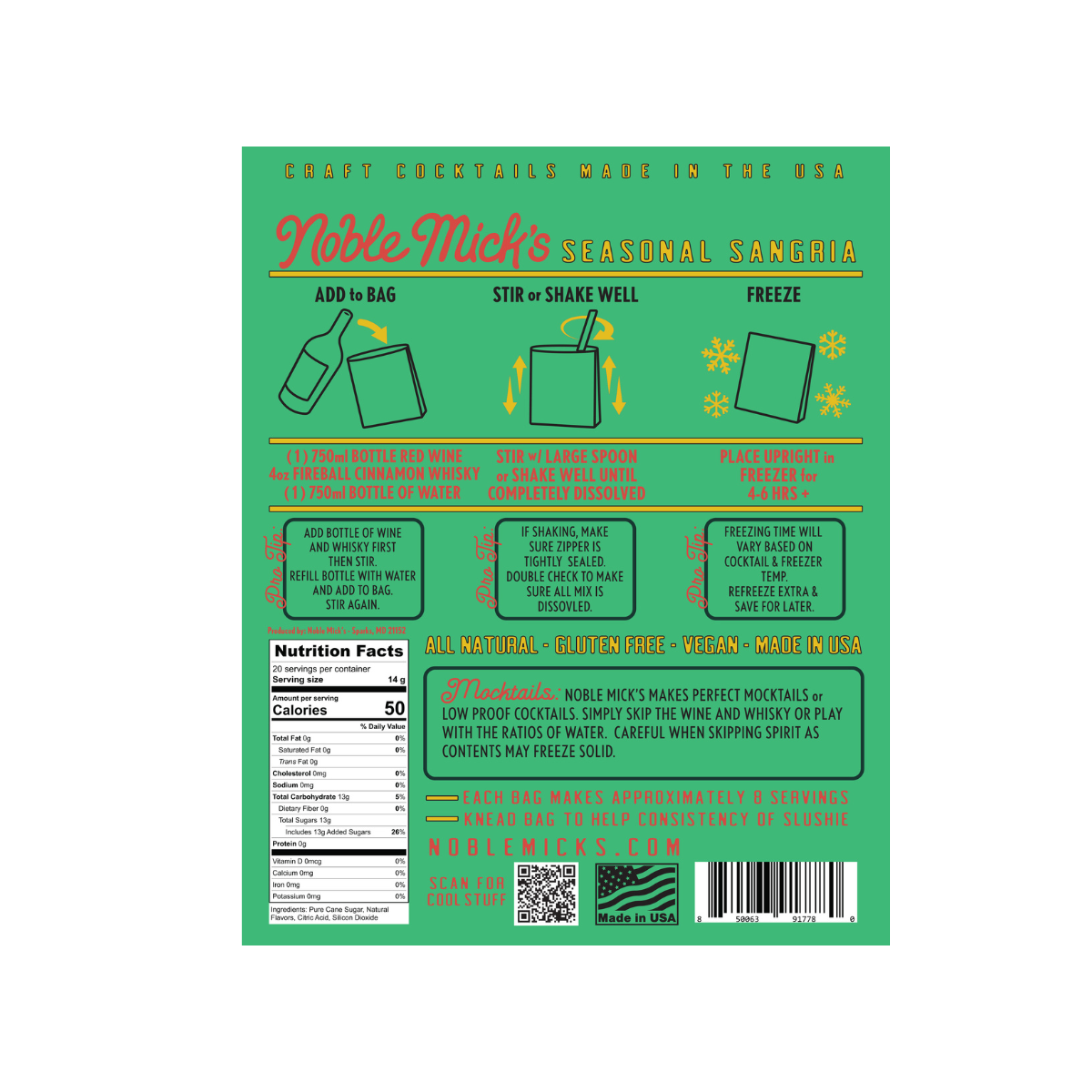 Frozen Seasonal Sangria