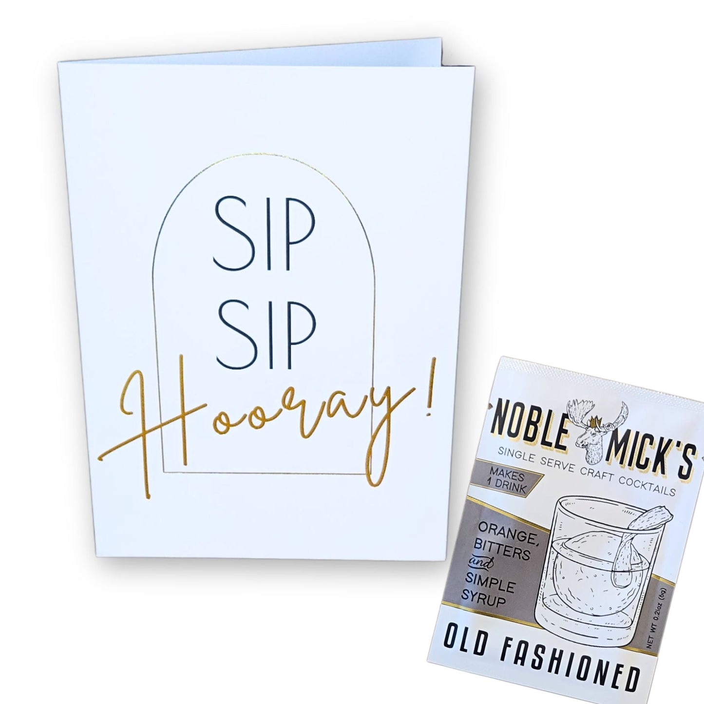 Pre Pack of 6 Sip Sip Hooray Card