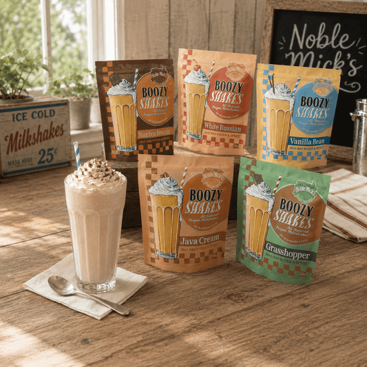 Boozy Shakes Collection (Pack of 5) - just add water + spirit! - NobleMicks