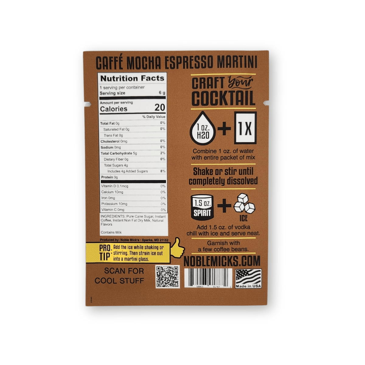 Caffe Mocha Espresso Martini (24 - pack) - NobleMicks