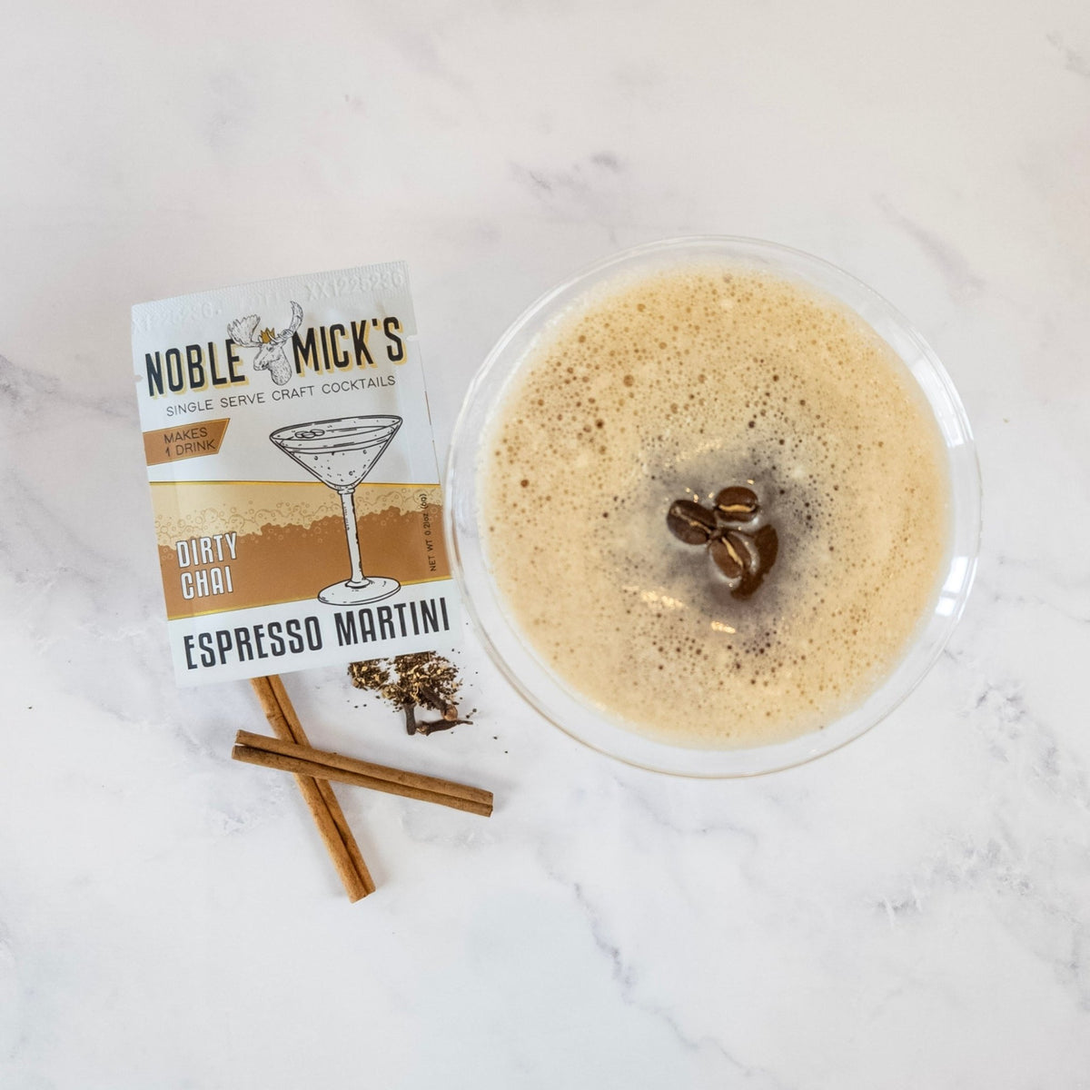 Dirty Chai Espresso Martini - NobleMicks