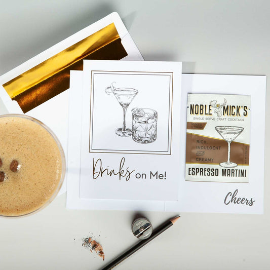 Drinks on Me Card - NobleMicks