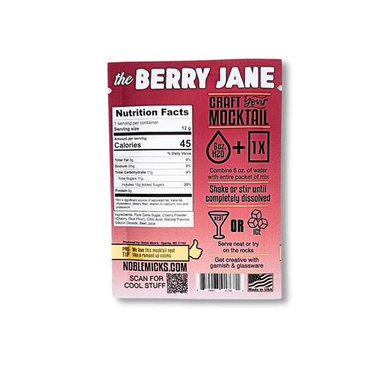 The Berry Jane Mocktail (24 - pack) - NobleMicks
