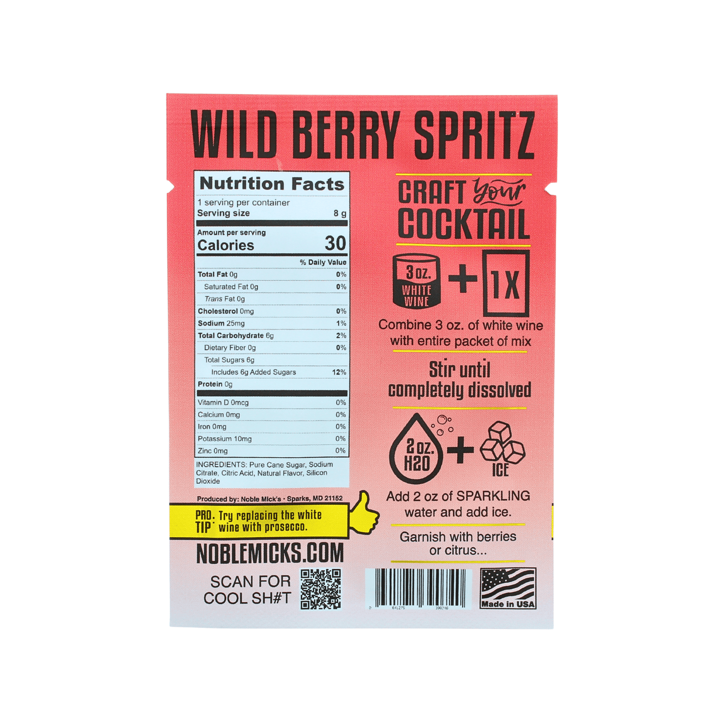 Wild Berry Spritz (24 - pack) - NobleMicks