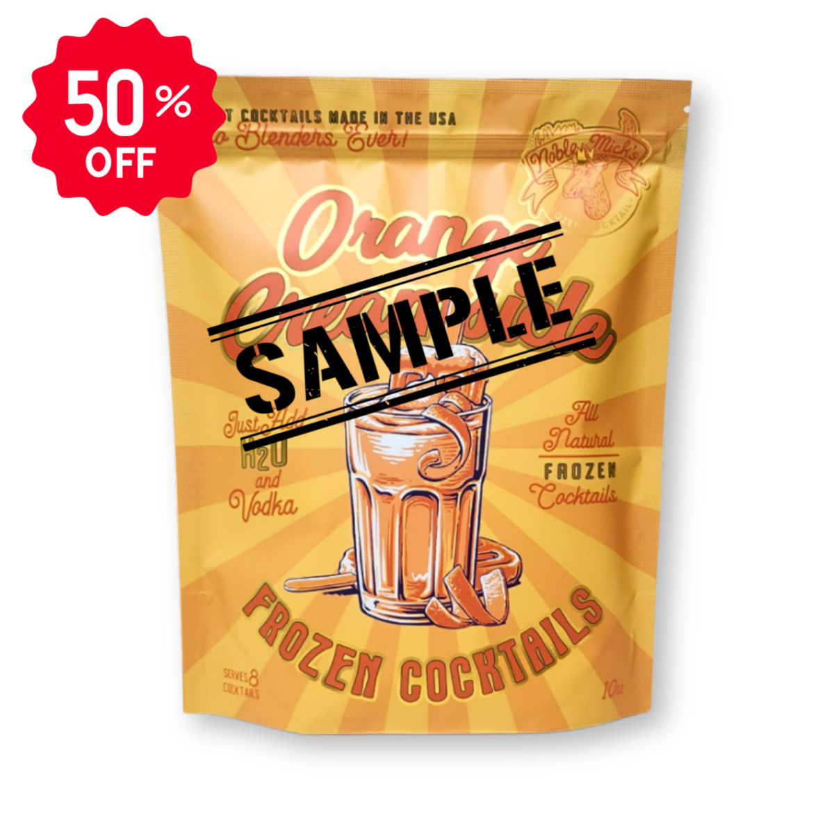 SAMPLE Frozen Orange Creamsicle