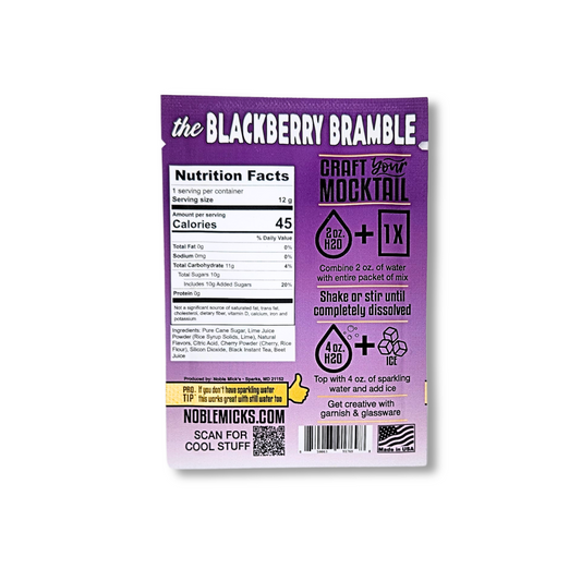 The Blackberry Bramble Mocktail