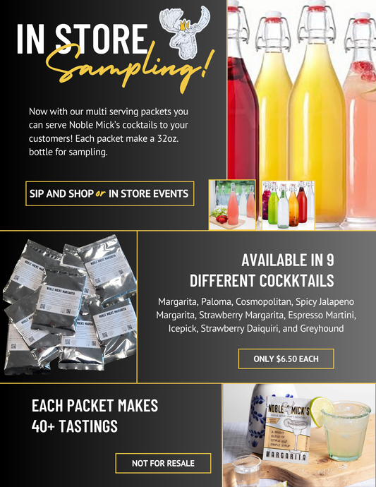 Bulk Cocktails for In Store Events