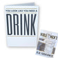 Pre Pack of 6 A Need A Drink Card