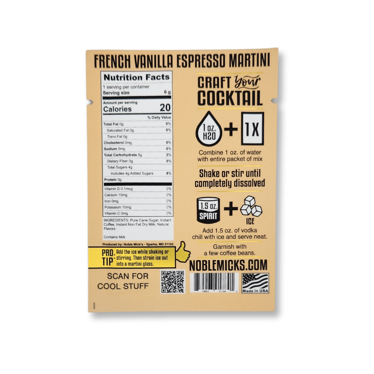 French Vanilla Espresso Martini