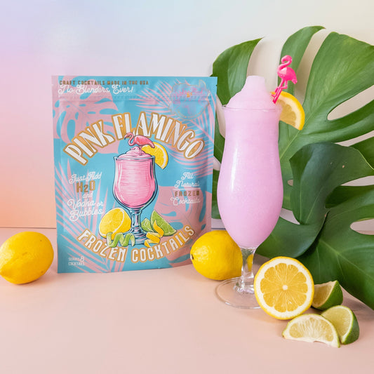 Frozen Pink Flamingo