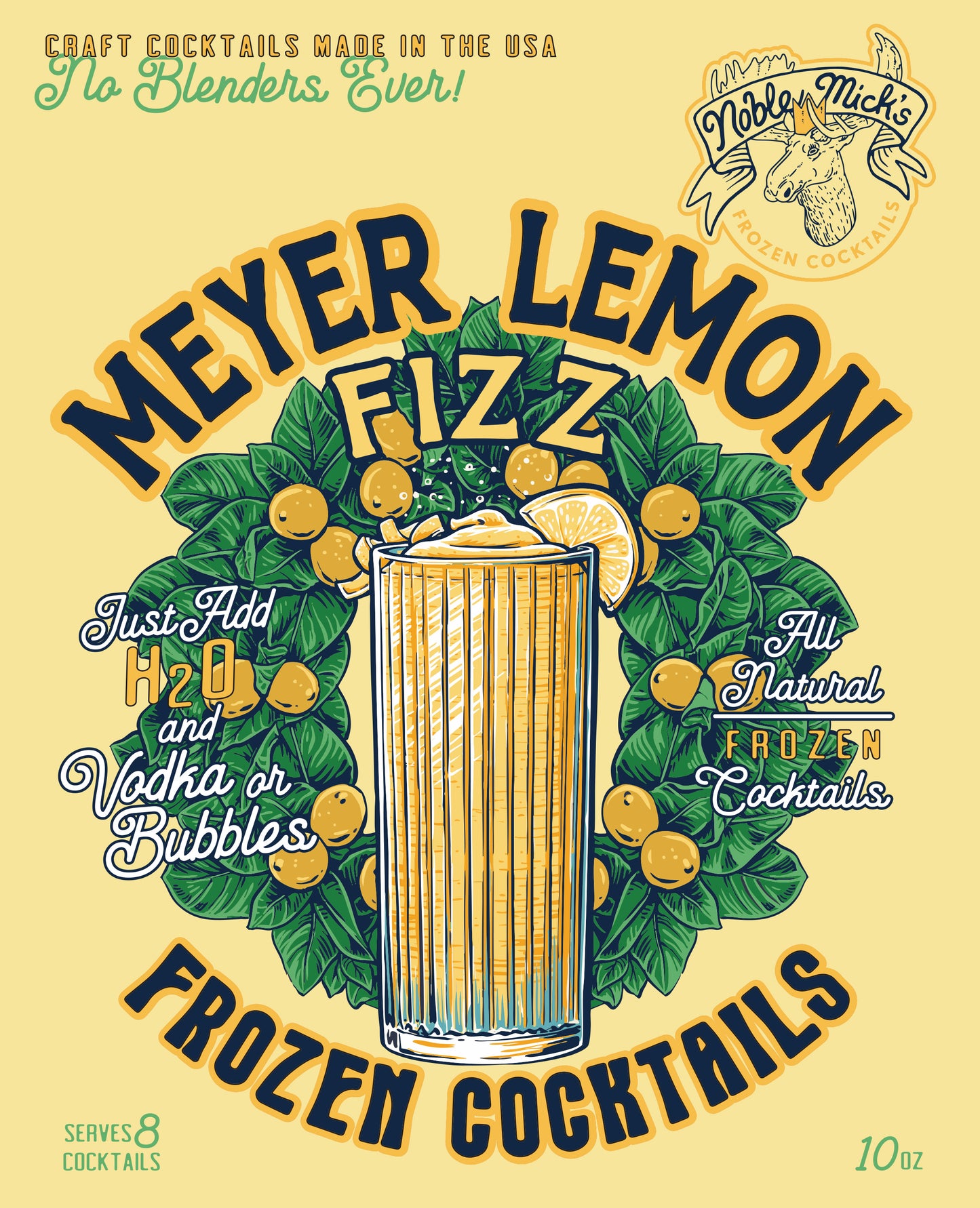 Frozen Meyer Lemon Fizz