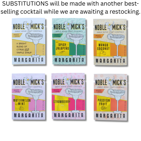 Specialty Margarita Sample Pack (6 cocktails)
