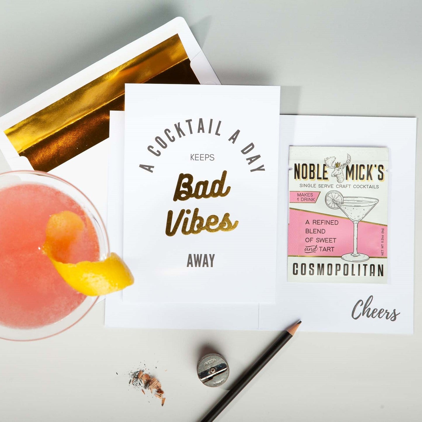 A Cocktail A Day Card - NobleMicks