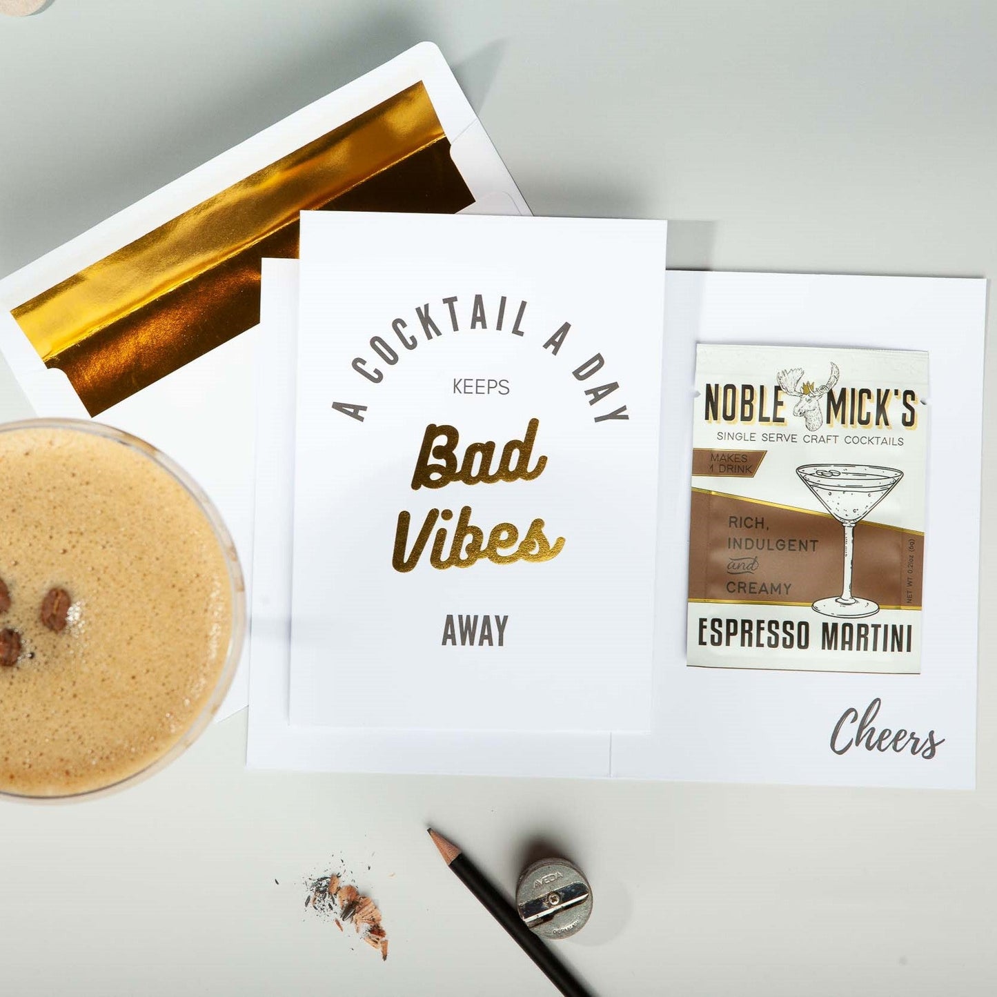 A Cocktail A Day Card - NobleMicks