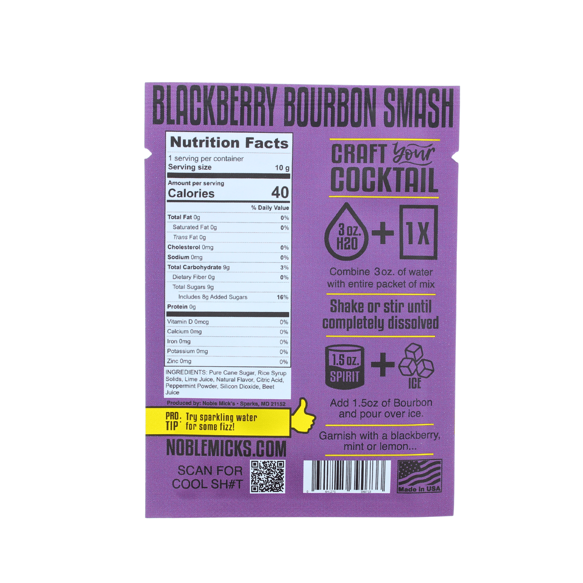 Blackberry Bourbon Smash (24 - pack) - NobleMicks