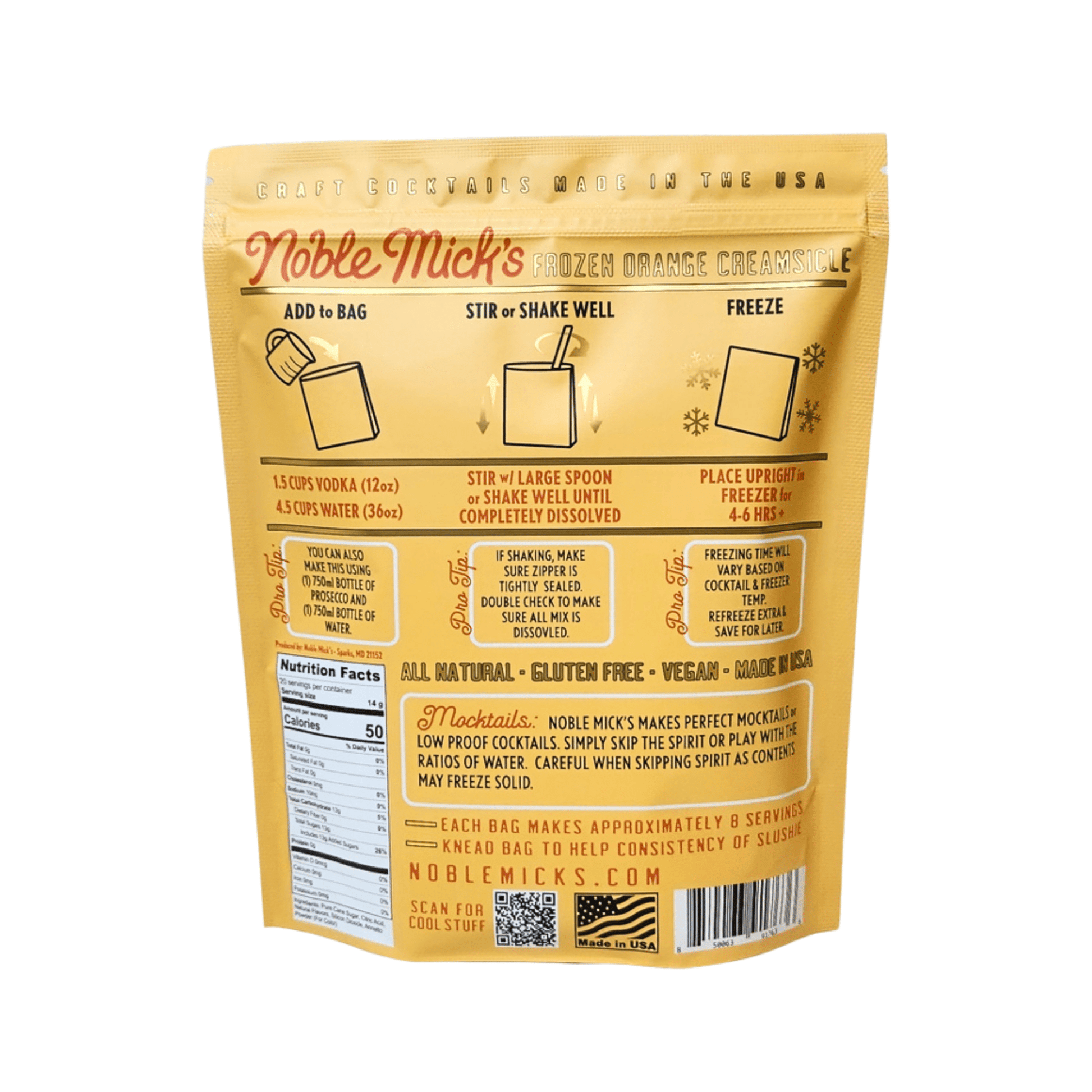 BOGO Frozen Orange Creamsicle 6 Pack - NobleMicks