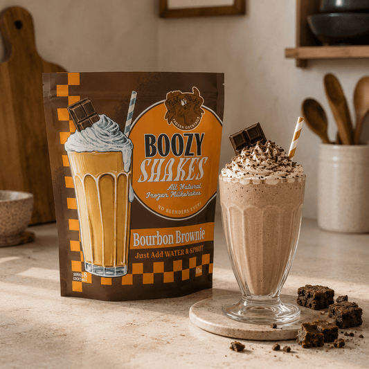 Boozy Shakes Bourbon Brownie - just add water + bourbon! - NobleMicks