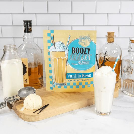 Boozy Shakes Vanilla Bean - just add water + spiced rum! - NobleMicks