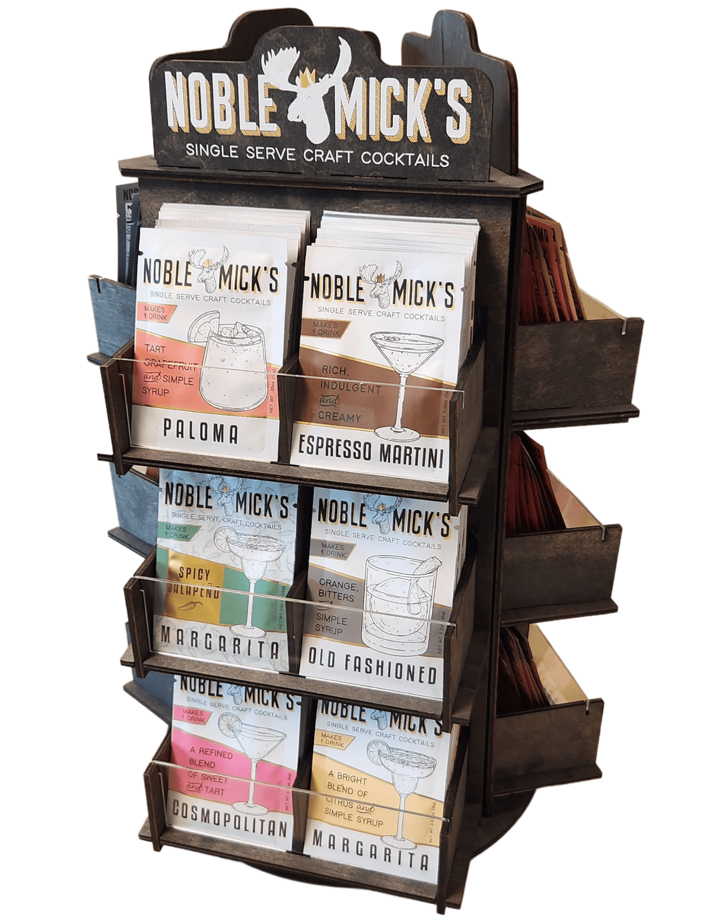Build Your Own Cocktail Filled Spinner Display Package - NobleMicks