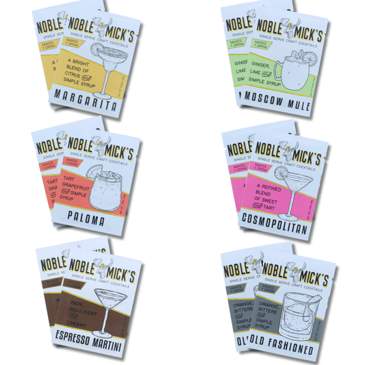 Classic Cocktail Sample Pack (12 cocktails) - NobleMicks