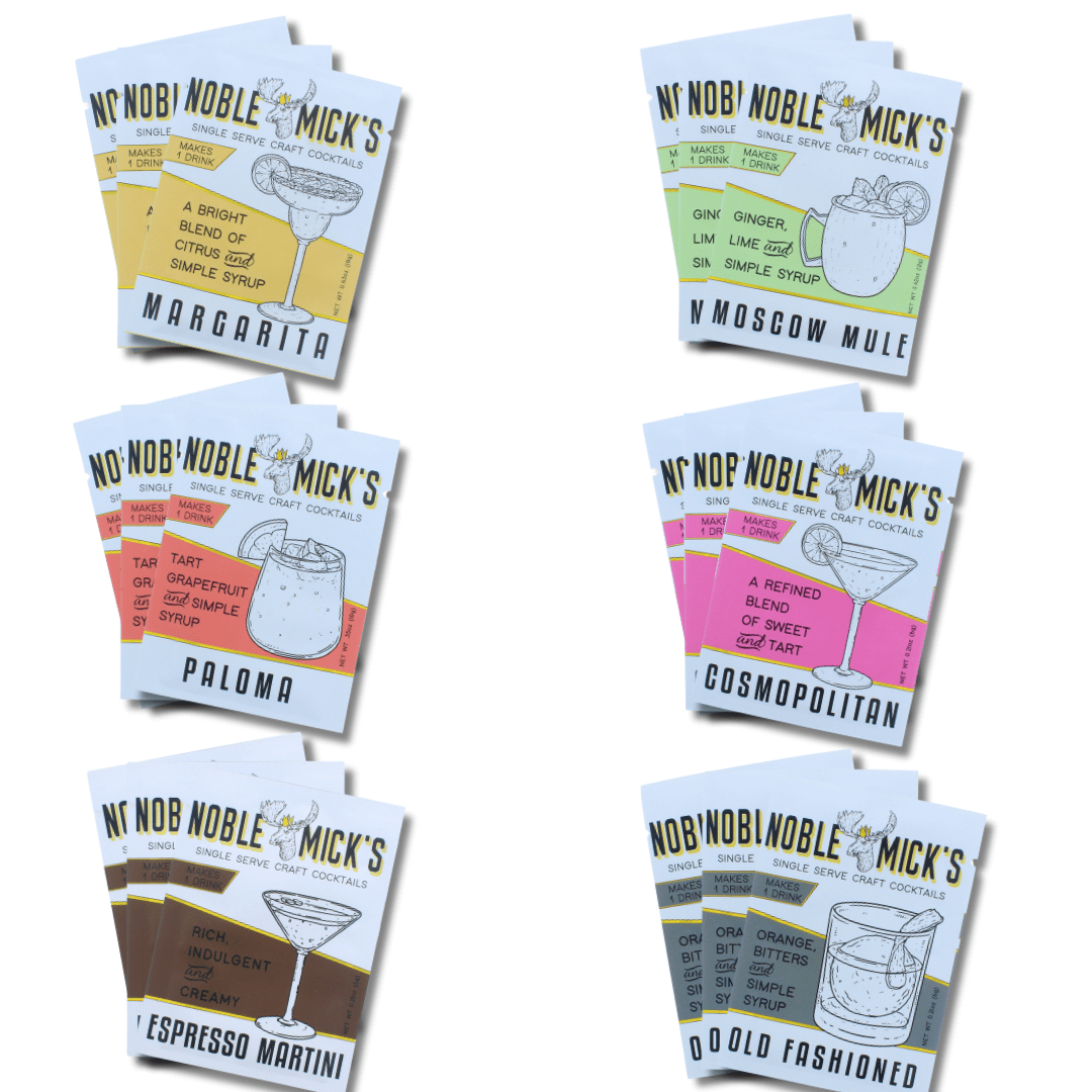 Classic Cocktail Sample Pack (18 cocktails) - NobleMicks