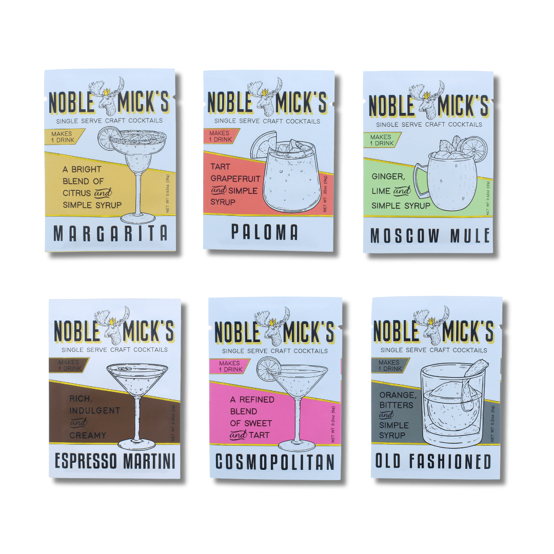 Classic Cocktail Sample Pack (6 cocktails) - NobleMicks