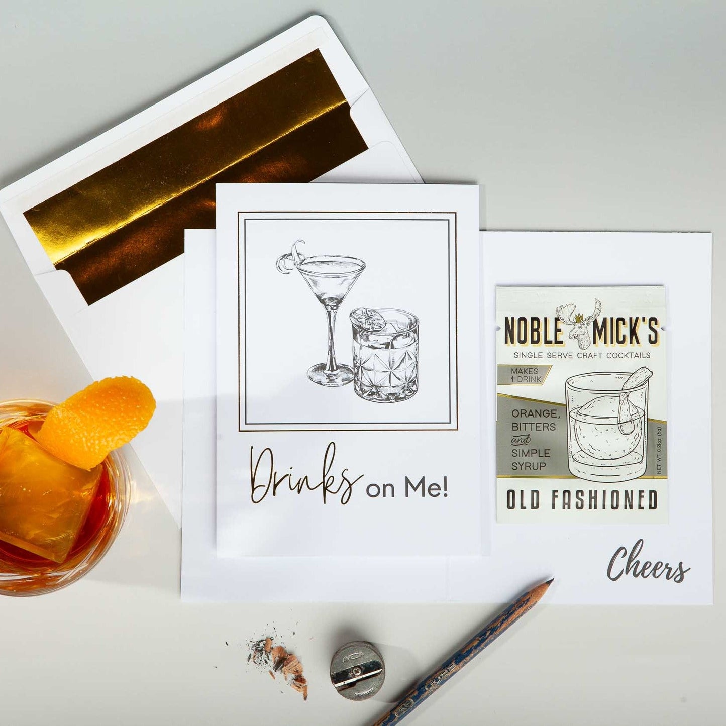 Drinks on Me Card - NobleMicks
