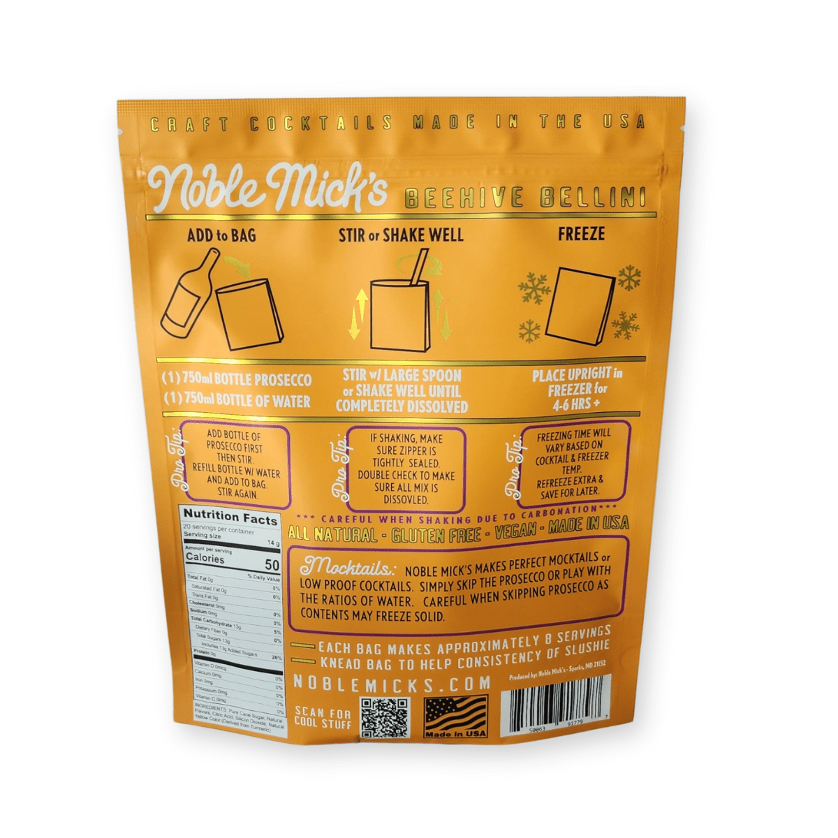 Frozen Beehive Bellini 6 Pack - NobleMicks