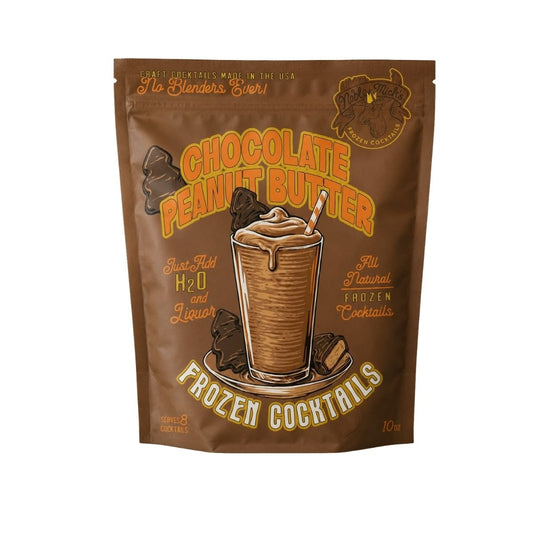 Frozen Chocolate Peanut Butter - just add water + whiskey! - NobleMicks