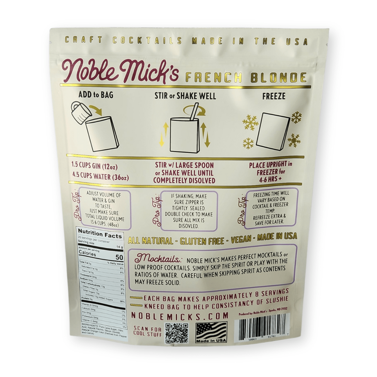 Frozen French Blonde 6 Pack - NobleMicks