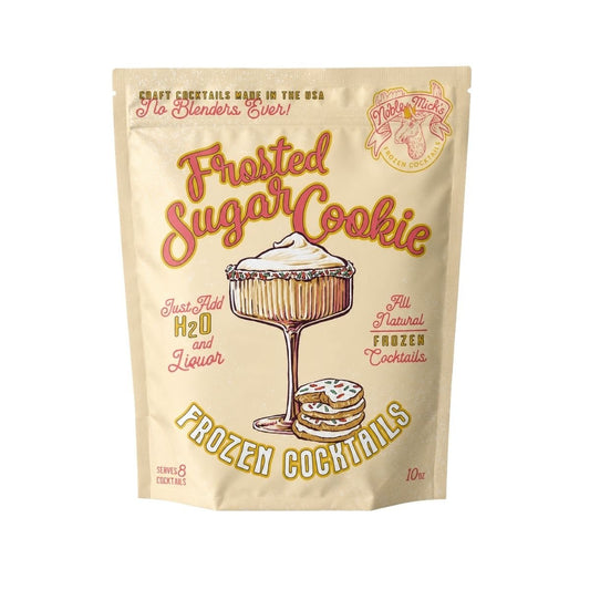 Frozen Frosted Sugar Cookie - just add water + vodka OR spiced rum! - NobleMicks