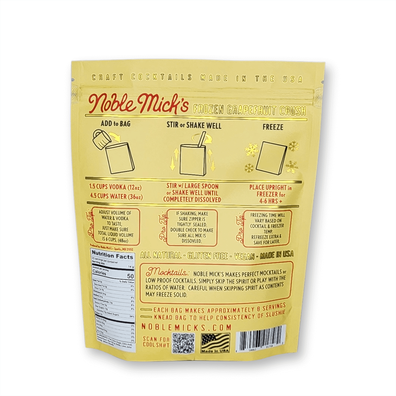 Frozen Grapefruit Crush 6 Pack - NobleMicks