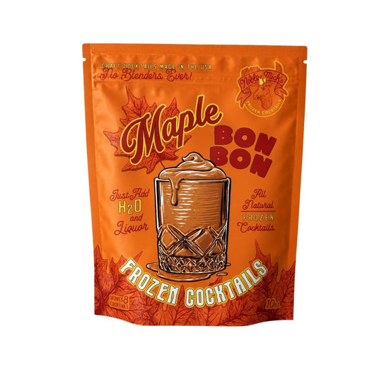 Frozen Maple Bon Bon - just add water + bourbon OR vodka! - NobleMicks