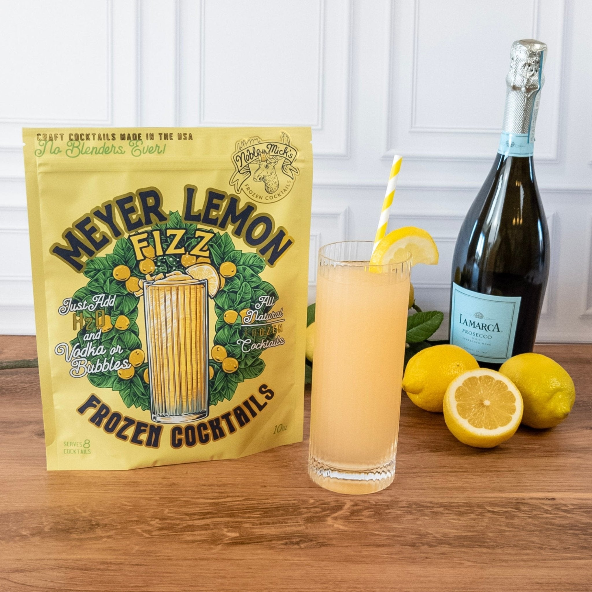 Frozen Meyer Lemon Fizz - just add water + prosecco! – NobleMicks