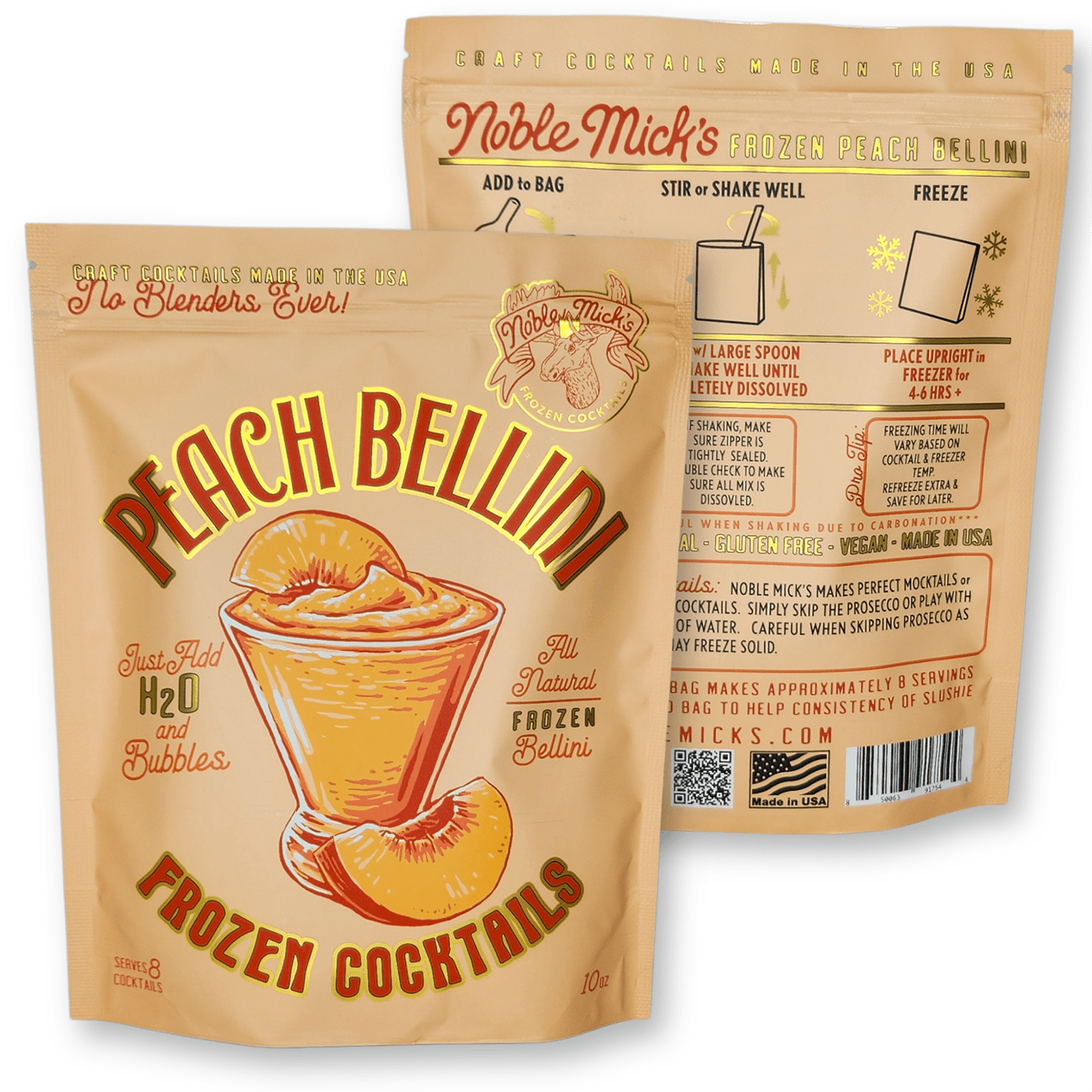 Frozen Peach Bellini – NobleMicks