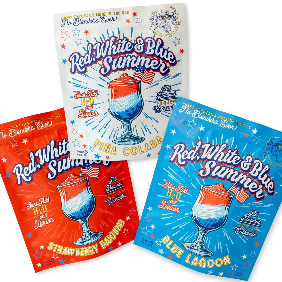 Frozen Red, White & Blue Summer Collection Package - NobleMicks