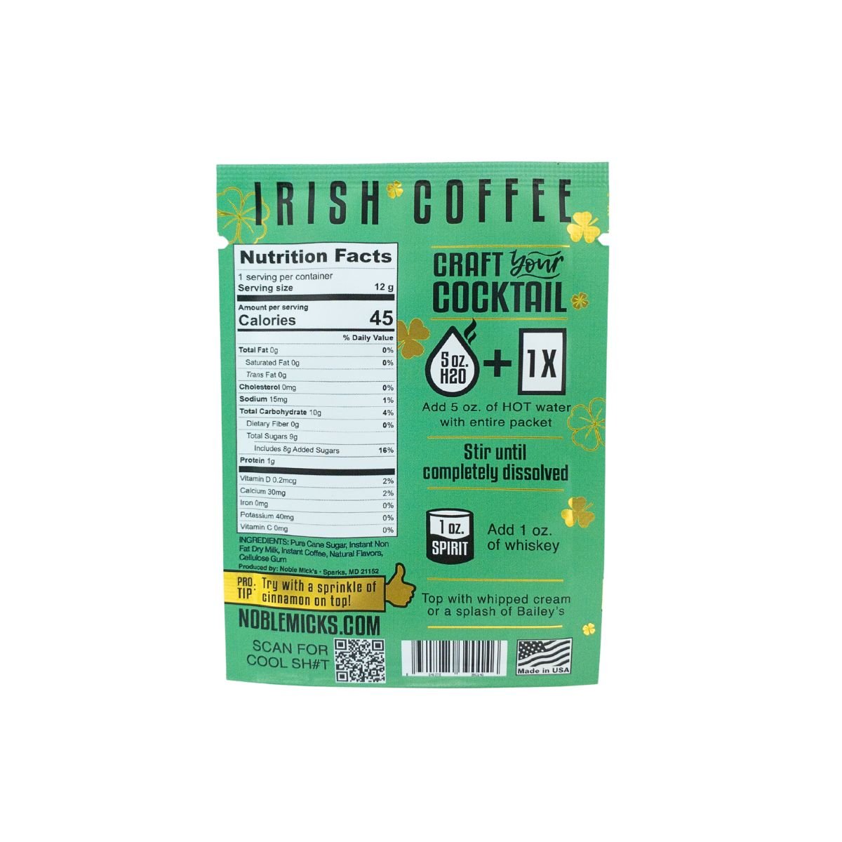 Irish Coffee (24-pack) - NobleMicks