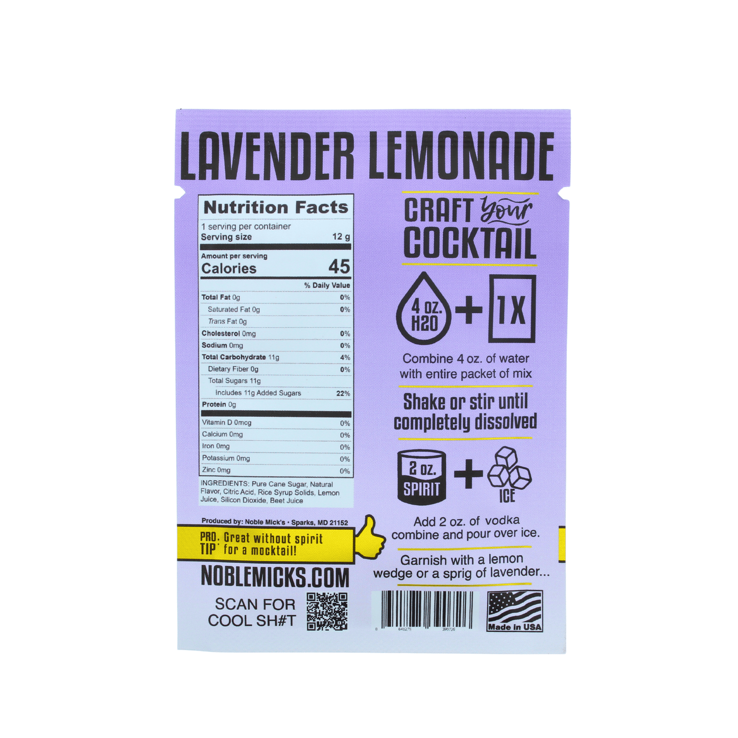 Lavender Lemonade (24 - pack) - NobleMicks