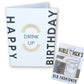 Multi Pack of 12 Drink Up Birthday Cards - NobleMicks