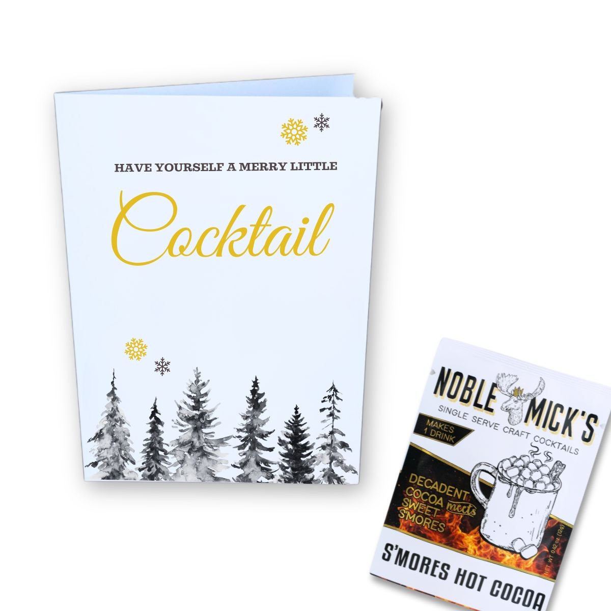 Multi Pack of 12 Merry Little Cocktail Cards - NobleMicks