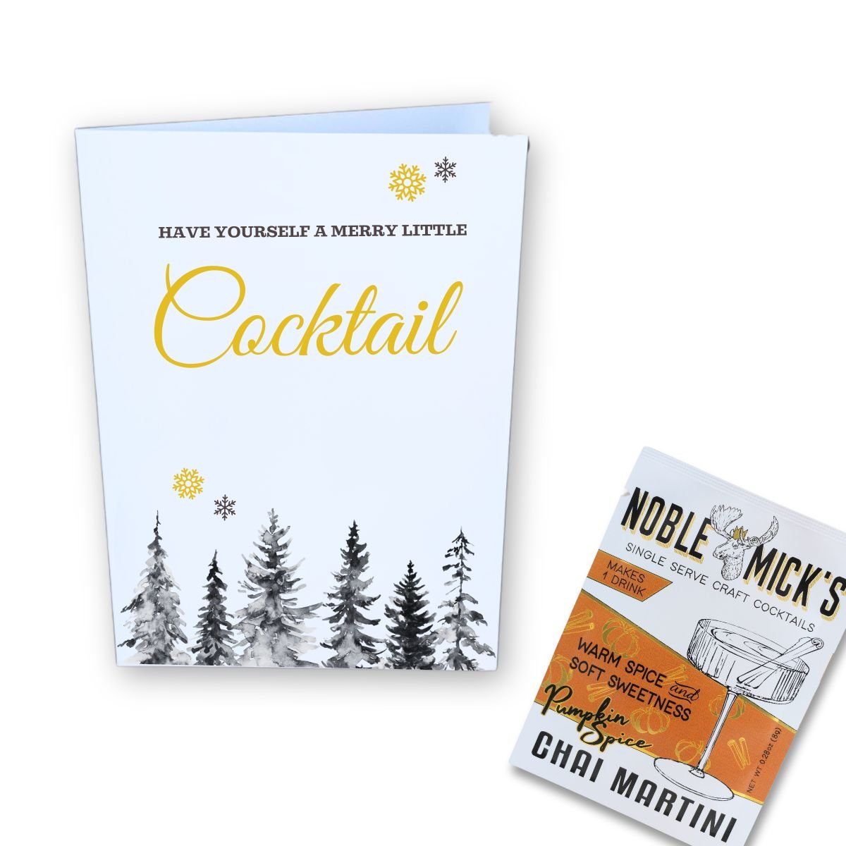 Multi Pack of 12 Merry Little Cocktail Cards - NobleMicks