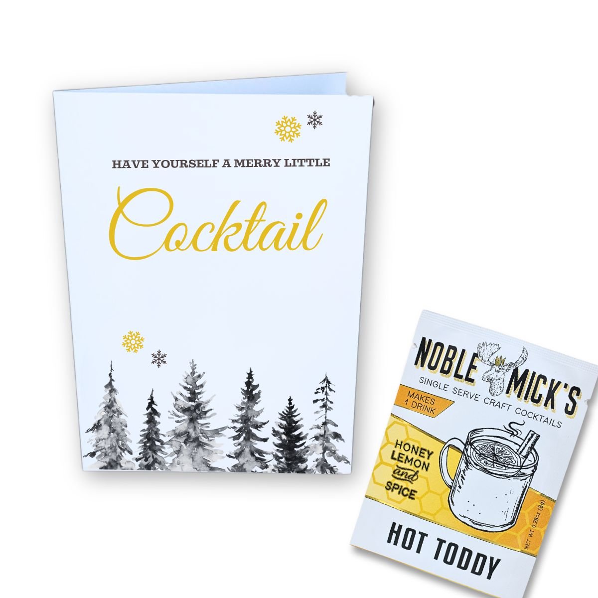 Multi Pack of 12 Merry Little Cocktail Cards - NobleMicks