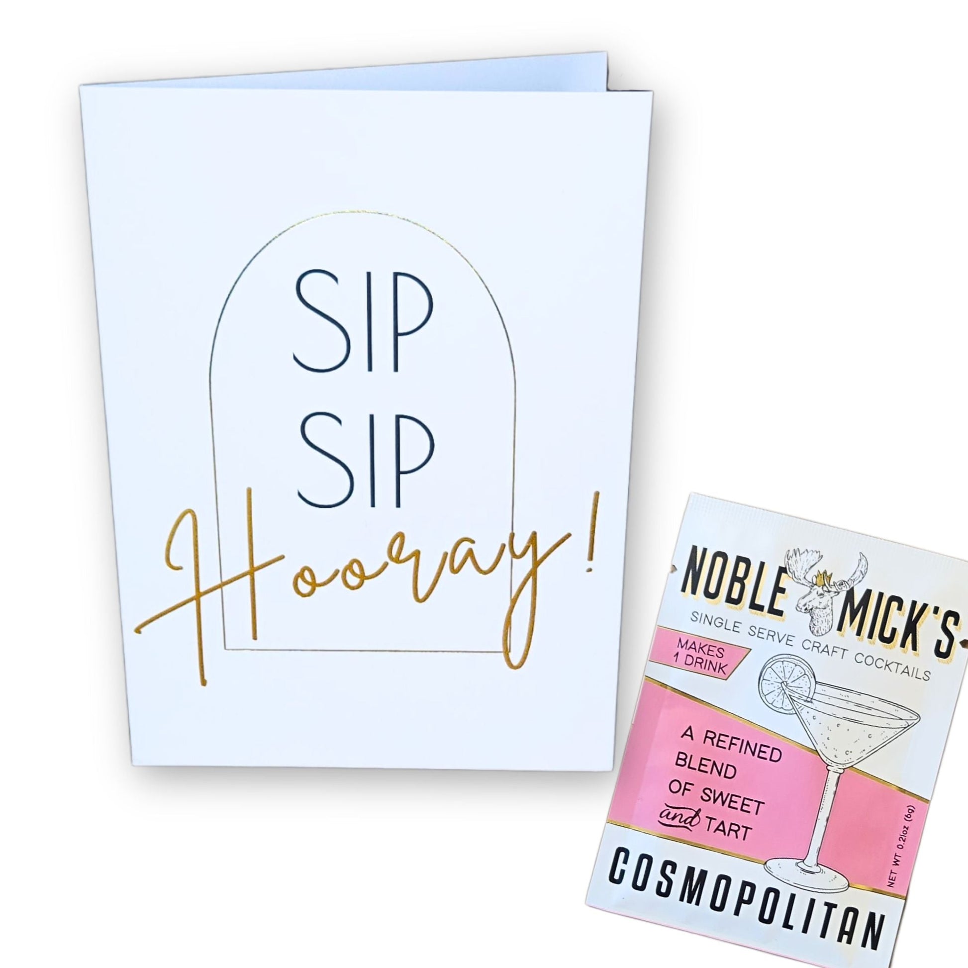 Multi Pack of 12 Sip Sip Hooray Cards - NobleMicks
