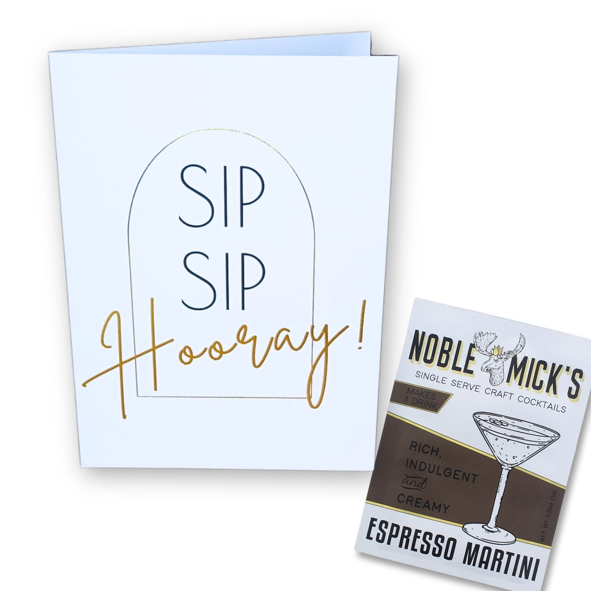 Multi Pack of 12 Sip Sip Hooray Cards - NobleMicks