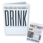 Pre Pack of 6 A Need A Drink Card - NobleMicks