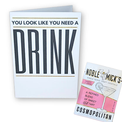 Pre Pack of 6 A Need A Drink Card - NobleMicks