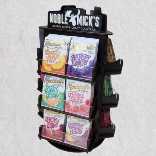 Mocktaill Filled Spinner Display Package