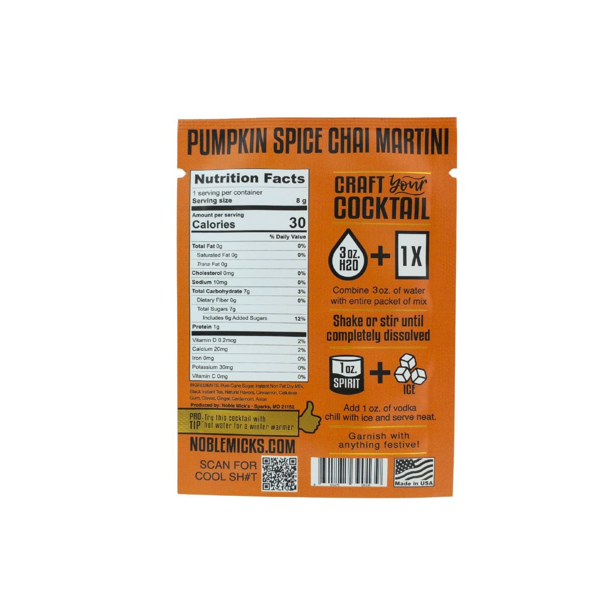 Pumpkin Spice Chai Martini (24-pack) - NobleMicks