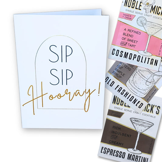 Sip Sip Hooray Card - NobleMicks