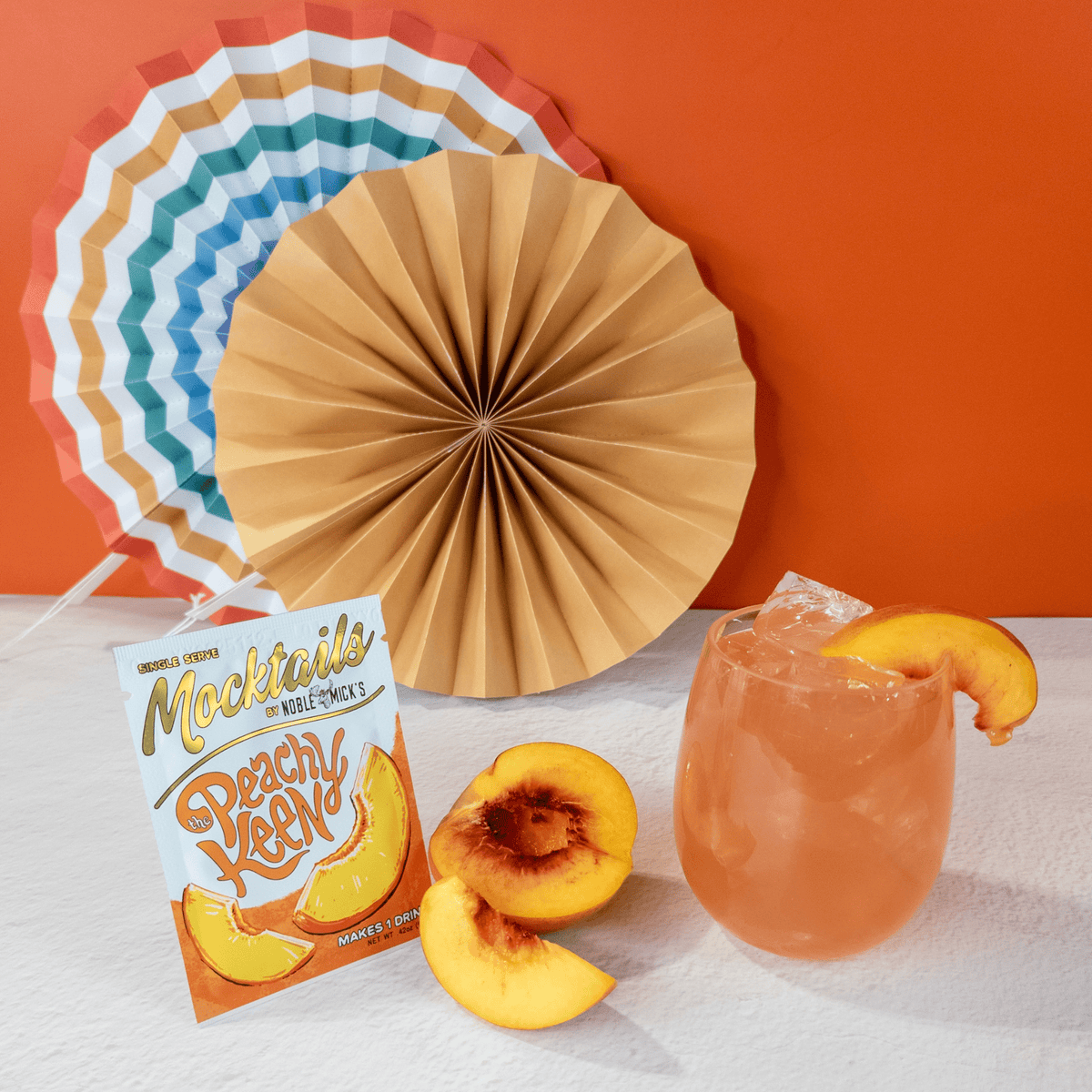 The Peachy Keen Mocktail - NobleMicks